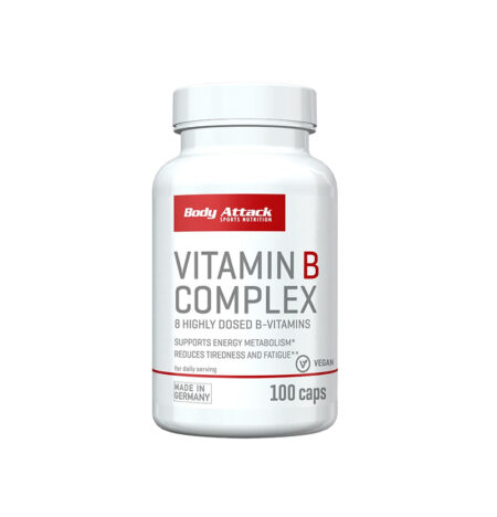 Body Attack Vitamin B Complex – Hochdosierte B-Vitamine für Energie & Leistungsfähigkeit