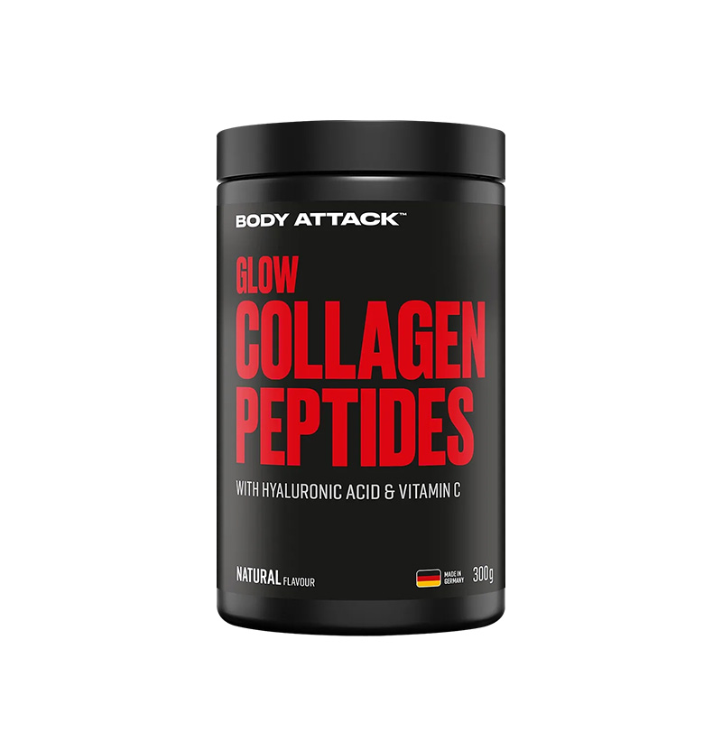 Body Attack Glow Collagen Peptides – Reines Kollagen für Haut, Haare & Gelenke