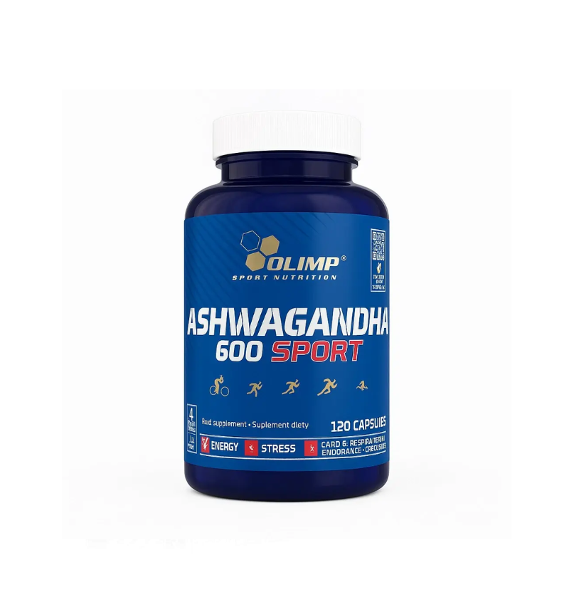 Olimp Ashwagandha 600 Sport Edition – Hochdosierter Pflanzenextrakt für Balance & Regeneration Olimp Ashwagandha 600 ist ein hochwertiges Nahrungsergänzungsmittel mit konzentriertem Ashwagandha-Wurzelextrakt (Withania somnifera). Die Sport Edition wurde speziell für aktive Menschen entwickelt, die Stressmanagement, Regeneration und mentale Leistungsfähigkeit unterstützen möchten. Adaptogene Pflanzenkraft für Sport & Alltag 600 mg Ashwagandha-Extrakt pro Kapsel Standardisiert auf einen definierten Gehalt an Withanoliden Unterstützt Stressresistenz und mentale Balance Ideal für intensive Trainingsphasen Praktische Kapselform für einfache Dosierung Nährwerte pro Portion (1 Kapsel) Ashwagandha-Wurzelextrakt: 600 mg Standardisierter Withanolidgehalt (je nach Charge) Keine relevanten Mengen an Fett, Zucker oder Eiweiß Inhaltsstoffe Ashwagandha-Wurzelextrakt (Withania somnifera), Füllstoff (z. B. Mikrokristalline Cellulose), Kapselhülle (Gelatine), Trennmittel (Magnesiumsalze von Fettsäuren). Einnahmeempfehlung 1 Kapsel täglich mit ausreichend Wasser einnehmen. Idealerweise zu einer Mahlzeit oder am Abend. Empfohlene Tagesdosis nicht überschreiten. Wichtige Hinweise Nahrungsergänzungsmittel ersetzen keine ausgewogene Ernährung. Nicht geeignet für Kinder, Schwangere oder Stillende. Personen mit Schilddrüsenerkrankungen oder Hormontherapien sollten vor der Einnahme Rücksprache mit einem Arzt halten. Kühl, trocken und lichtgeschützt lagern. Außerhalb der Reichweite von Kindern aufbewahren. Fazit Olimp Ashwagandha 600 Sport Edition ist eine hochdosierte, standardisierte Pflanzenformel für aktive Menschen. Ideal zur Unterstützung von Stressmanagement, Regeneration und mentaler Leistungsfähigkeit – besonders in intensiven Trainings- oder Belastungsphasen.