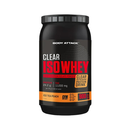 Body Attack Clear Iso Whey – Erfrischendes, klares Whey-Isolat für den Sommer