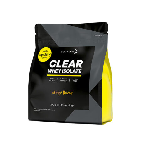 Body & Fit Clear Whey Isolate – Erfrischend & klar wie ein Saftdrink